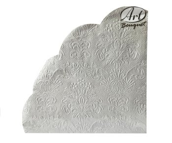 Салфетки бумажные Art Bouquet Rondo Барокко Silver Art 32см 12шт