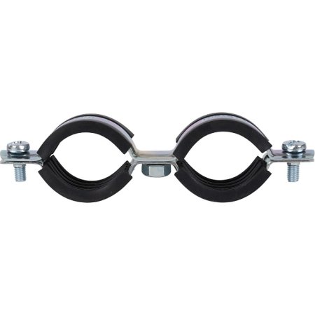 Хомут с дюбелем и шурупом STOUT d1" 1 шт цвет хром