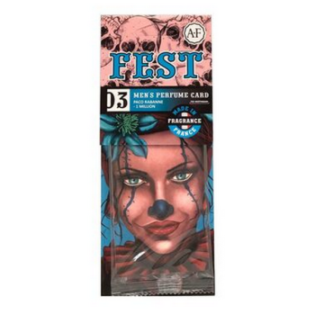 Ароматизатор подвесной картонный Aura fresh Fest №3 Paco Rabanne One Million