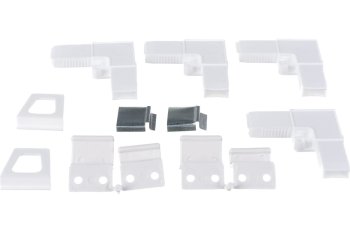 Комплект крепежа для москитной сетки пластик,углеродистая сталь