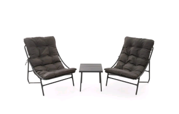 Комплект садовой мебели Nolita стол, 2 кресла синий