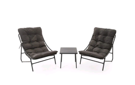 Комплект садовой мебели Nolita стол, 2 кресла синий