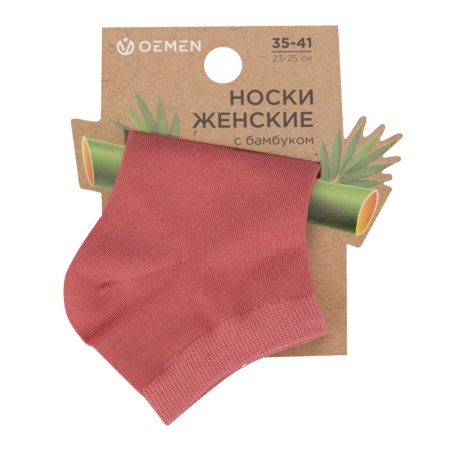 Носки женские OEMEN PW746-4 р.36-39 цвет темно-розовый