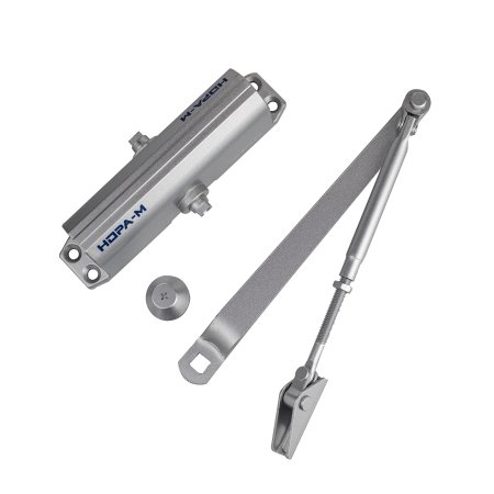 Доводчик дверной Нора-М 430 ISPARUS 120 серебро