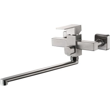 Смеситель для ванны HAIBA HB22803 сатин с душевым гарнитуром