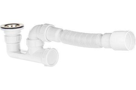 Сифон MasterProf для поддона 1 1/2" 40 мм 500 мм без перелива