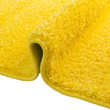 Ковер Шегги Шерри прямой 1,5х0,8м желтый