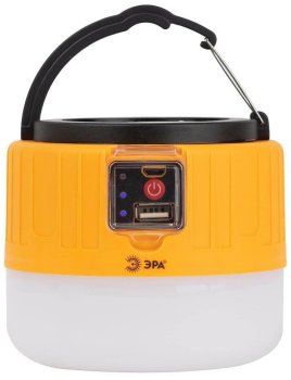 Фонарь светодиодный кемпинговый ЭРА 5Вт Пегас оранж.