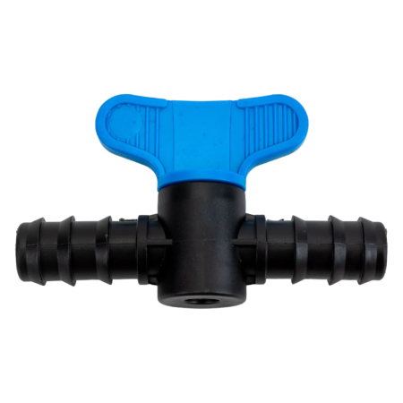 Кран проходной для капельной трубки