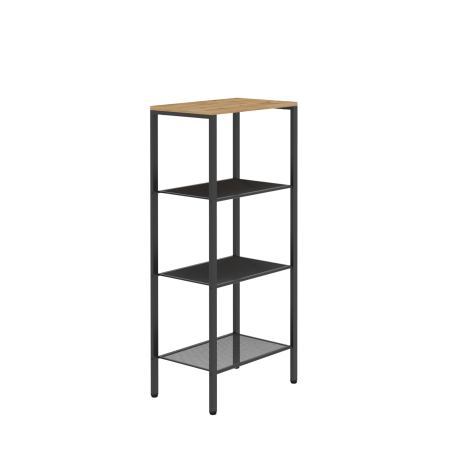 Стеллаж ЗМИ Торонто14 1140х470х300мм цвет черный