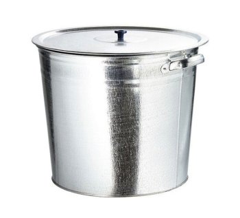 Бак оцинкованный с крышкой Лысьва 52л