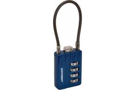 Замок навесной Аллюр ВС1КТ-30/3 синий 15мм