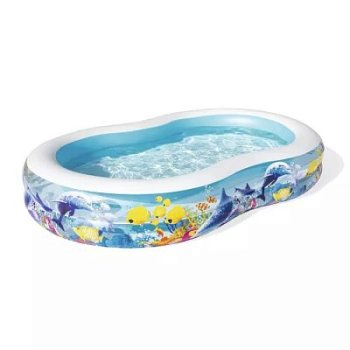 Бассейн надувной Bestway Подводный мир 262х157х46 см 544л