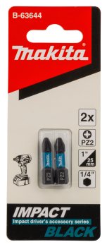 Бита Makita PZ2 25мм 1/4 (тип С) 2шт