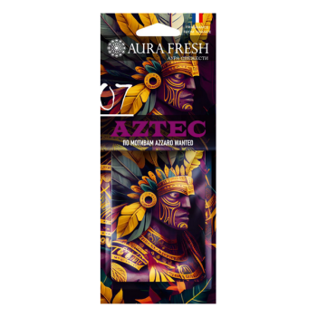 Ароматизатор подвесной картонный Aura fresh Aztec №7 Azzaro Wanted