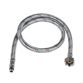 Гибкая подводка ELKA для смесителя 60см 1/2"x M10 ПВХ штуцер-гайка