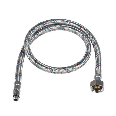 Гибкая подводка ELKA для смесителя 60см 1/2"x M10 ПВХ штуцер-гайка