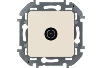 Розетка TV оконечная встраиваемая Legrand Inspiria цвет слоновая кость, арт. 673871