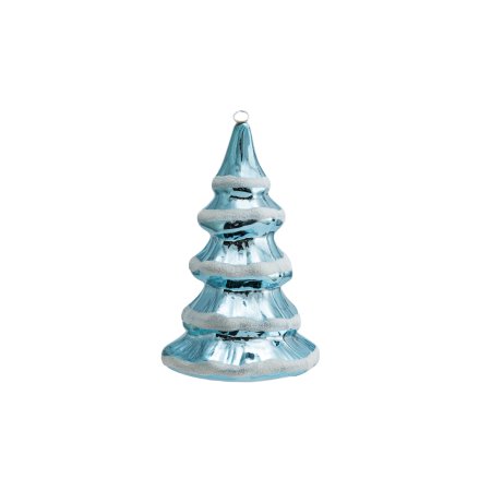 Елочное украшение Сказочная елка 7х7см цвет голубой