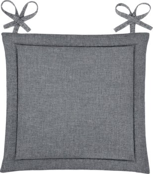 Подушка для стула 40х40х5 см базальт