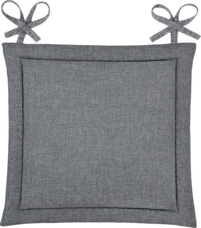 Подушка для стула 40х40х5 см базальт Подушка для стула 40х40х5 см базальт