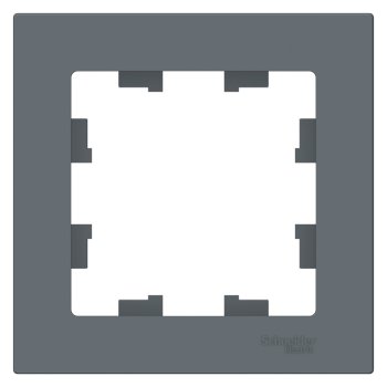 Рамка Schneider Electric AtlasDesign 1 пост, цвет грифель, арт. ATN000701