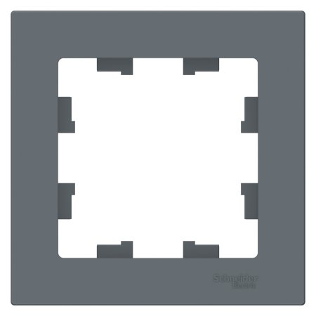 Рамка Schneider Electric AtlasDesign 1 пост, цвет грифель, арт. ATN000701