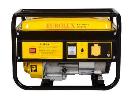 Генератор бензиновый Eurolux G3600A 2500кВт