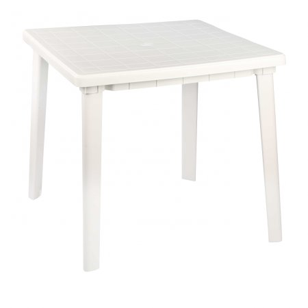 Стол садовый 80х80х74 см белый Стол садовый 80х80х74 см белый