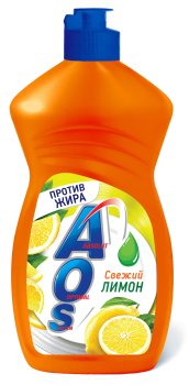 Средство для мытья посуды Aos Лимон 450мл