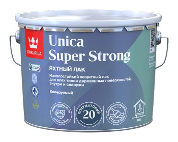 Лак Tikkurila UNICA SUPER STRONG универсальный бесцветный 9 л полуматовый