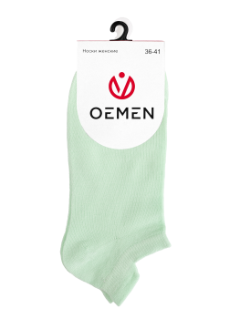 Носки женские OEMEN VN013 р.36-37 цвет мятный