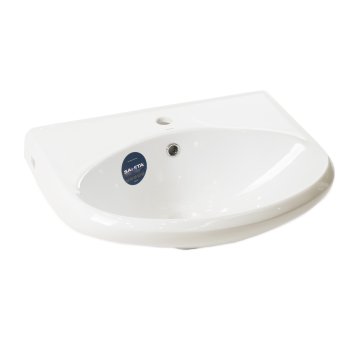 Раковина Sanita Самарский фарфор 575мм полукруглая цвет белый