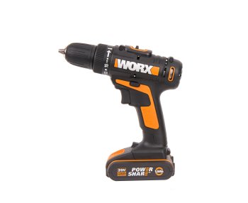 Дрель-шуруповерт аккумуляторная Worx WX101.1 Li-lon 20В 2x1,5Ач 30Нм
