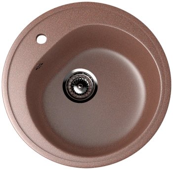 Мойка врезная Ulgran-101-328 искусственный камень 40х36,5х18см 50 бежевый