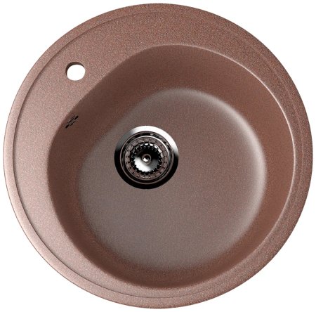 Мойка врезная Ulgran-101-328 искусственный камень 40х36,5х18см 50 бежевый