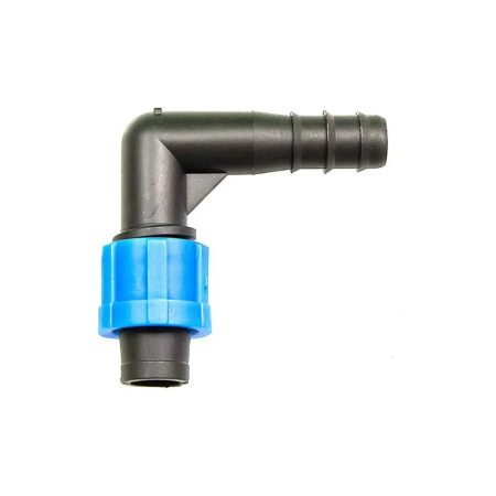 Уголок переходной с ленты на трубку магистральный и подающий 5/8"