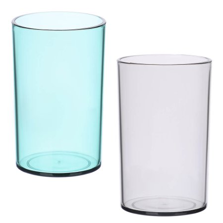 Стакан для зубных щеток пластик цвет микс