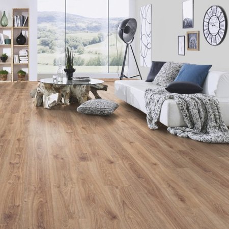 Ламинат Kronospan Виктория Twin Click Дуб Каньон белый 8642