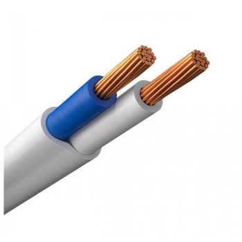 Шнур ШВВП 2х1,5 б-100м белый Металлист