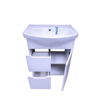 Тумба напольная Монро 70х60х31,5см цвет белый