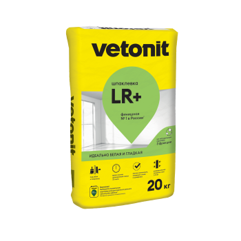 Шпатлевка Weber-Vetonit Ветонит LR+ белая 20 кг