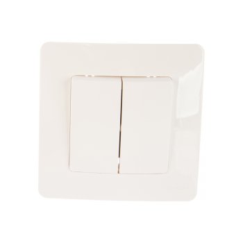 Выключатель встраиваемый Schneider Electric Blanca 2 кл. молочный, без подсветки, арт. BLNVS010502