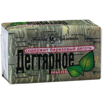 Мыло туалетное Невская Косметика 140г Дегтярное 1шт