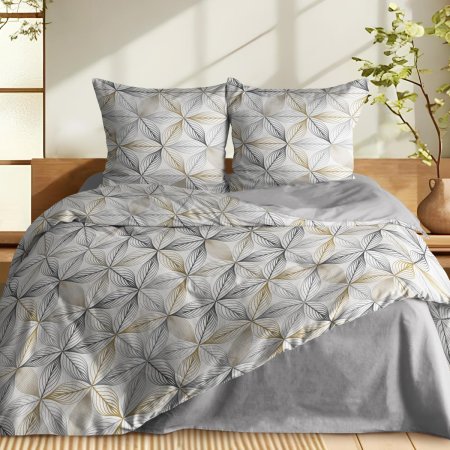 Комплект постельного белья Дискавери двуспальный перкаль серый Комплект постельного белья Дискавери двуспальный перкаль серый