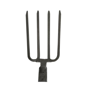 Вилы садовые без черенка сталь 4 зуба