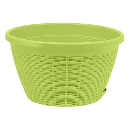 Кашпо подвесное с усами 4,5л Ø26см фисташковый