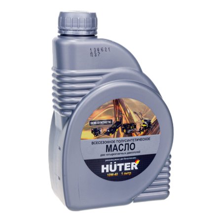 Масло моторное 4-х тактное HUTER полусинтетическое 1л
