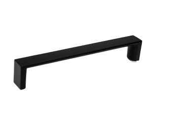 Ручка-скоба мебельная EDSON 3902 черная 128 мм