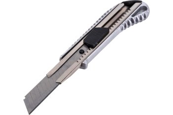 Нож выдвижной 18мм Вихрь двухкомпонентный пластик винт-фиксатор сегментированное Нож выдвижной 18мм Вихрь двухкомпонентный пластик винт-фиксатор сегментированное